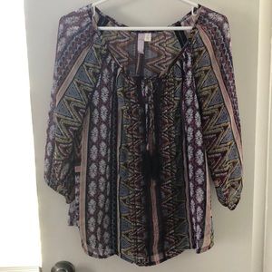 Alya long sleeve blouse